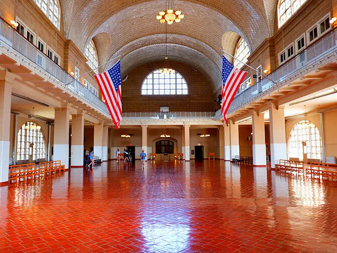 Statue of Liberty and Ellis Island Boat Tour Ellis Island Building