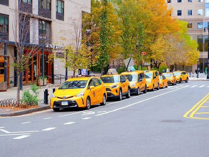Los taxis en Nueva York - Taxi en Nueva York