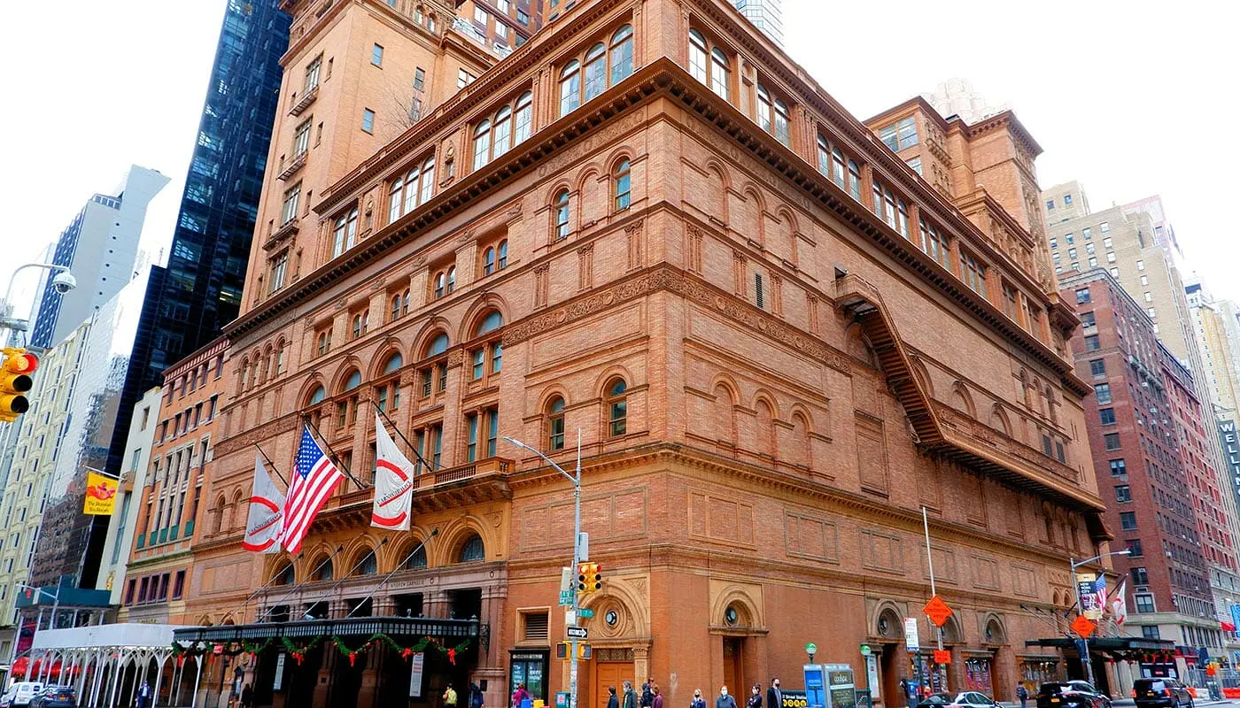 Carnegie Hall en Nueva York - sala de conciertos