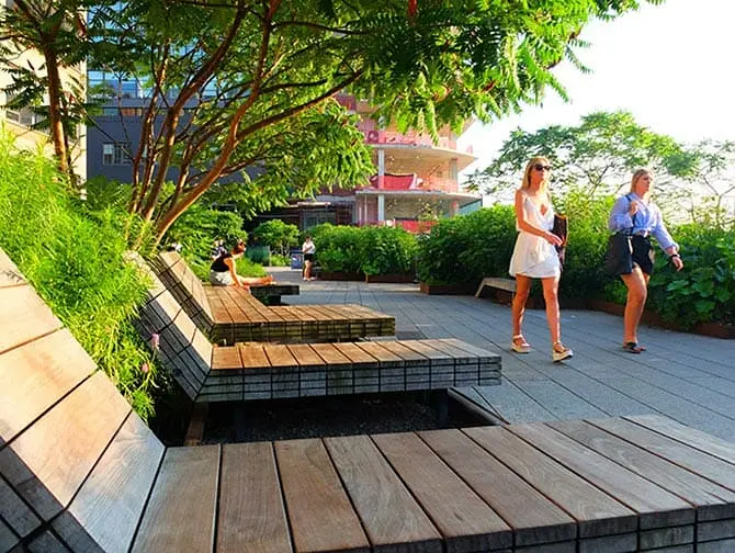 La High Line en Nueva York - Tumbonas