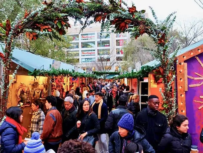Mercados de Nueva York - Union Square Christmas Market