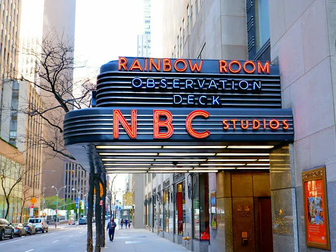 NBC estudios en Nueva York