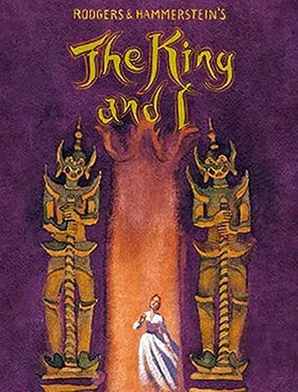 The Kind and I en Broadway - Póster