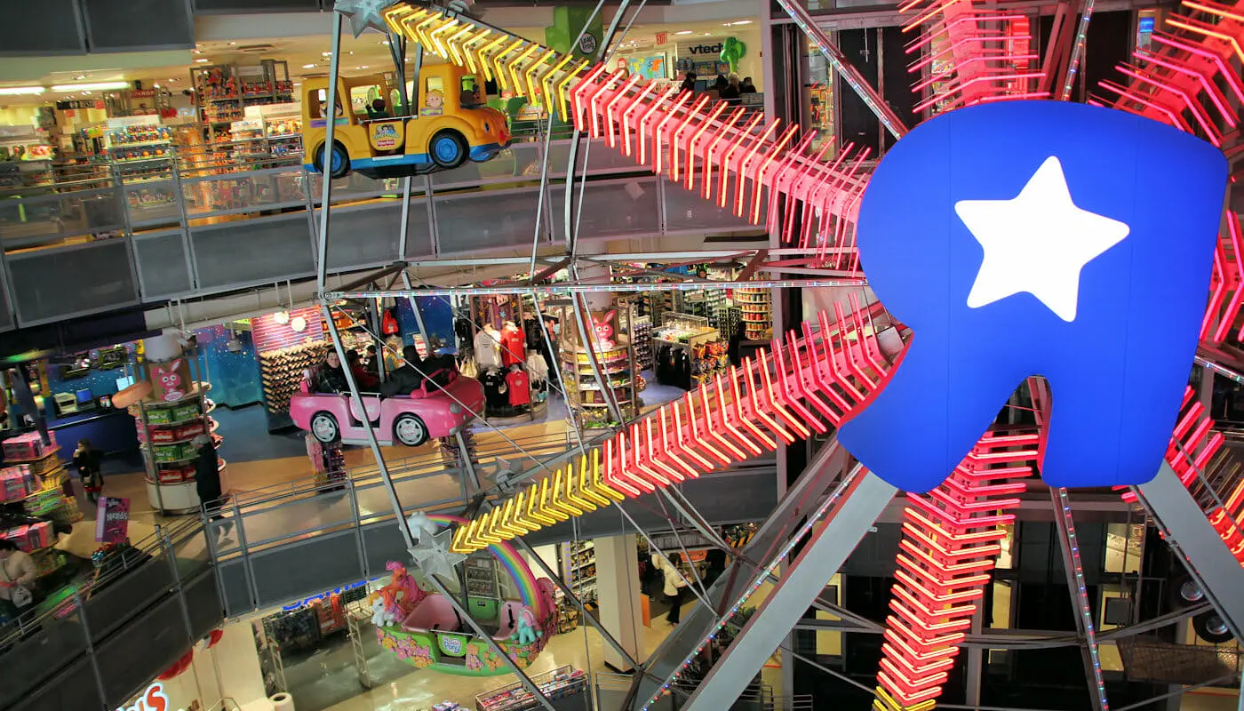 Noria en ToysRUs Nueva York