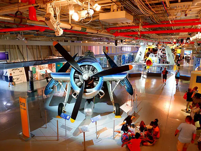 Intrepid Museum en Nueva York - Dentro del museo