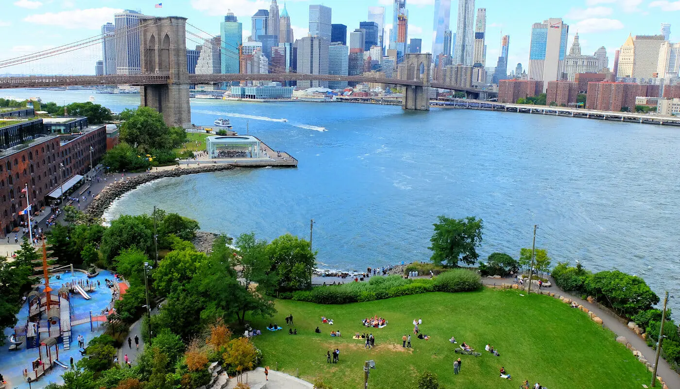 Brooklyn Bridge Park en Nueva York - Desde arriba