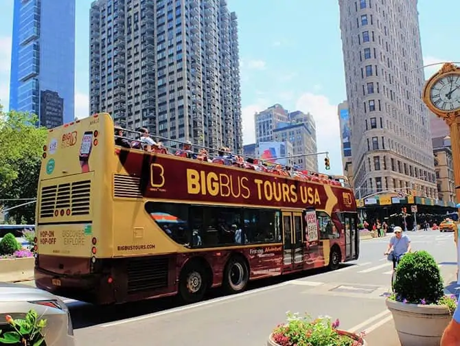 Bus turístico de Nueva York
