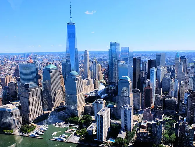Rutas de paseos en helicóptero por Nueva York - Manhattan Skyline