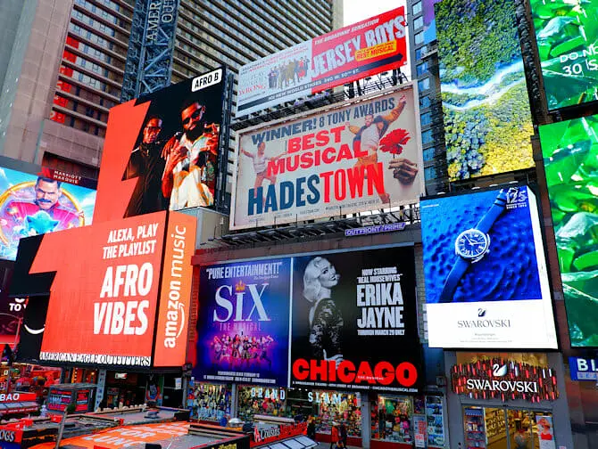 Tour por Nueva York en espanol - Times Square