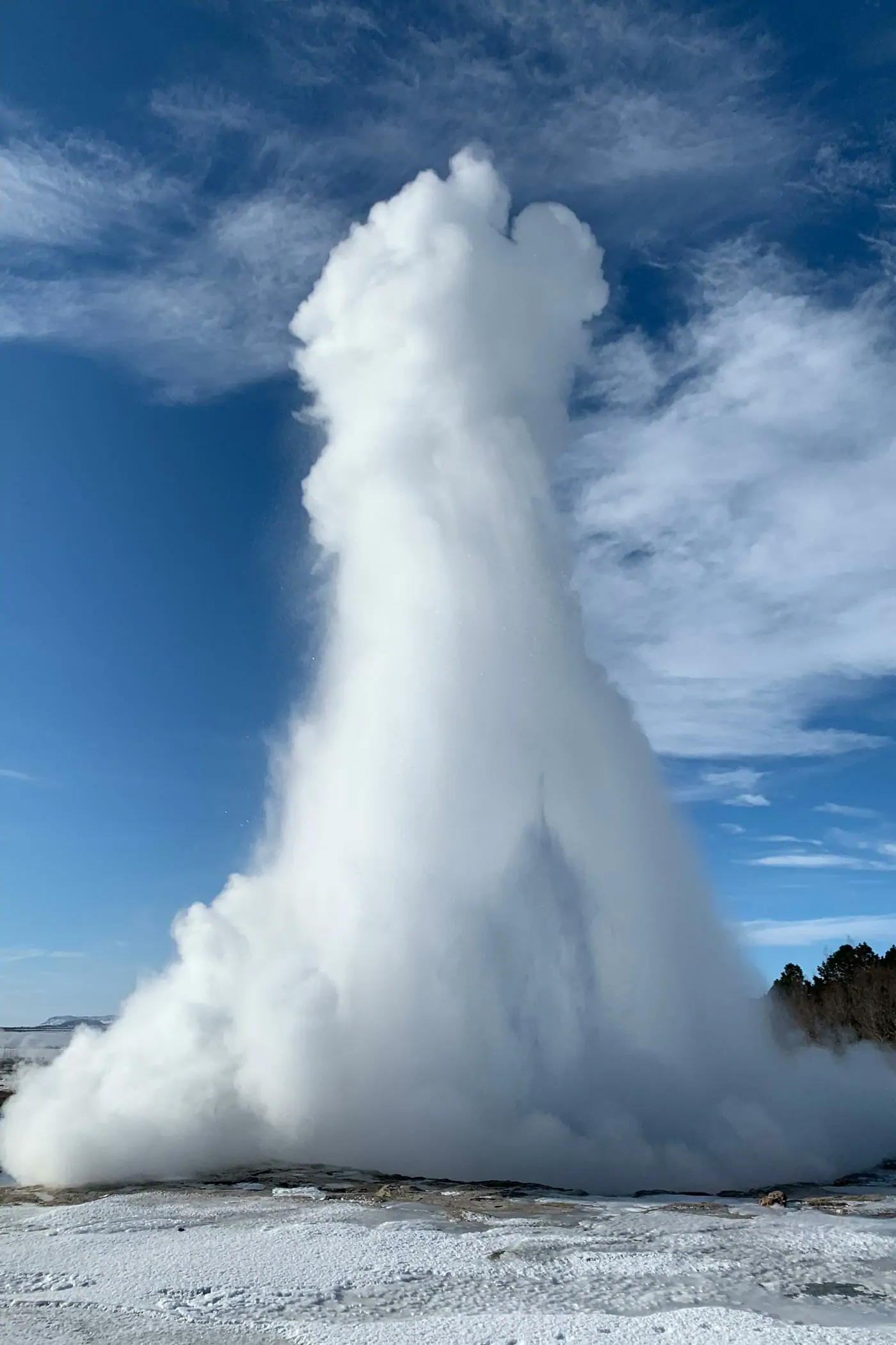 Escala en Islandia - geiser