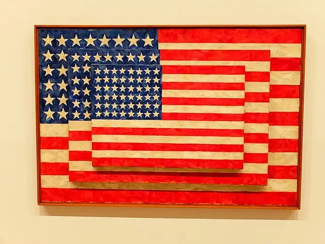 The Whitney Museum en Nueva York - Jasper Johns Flag