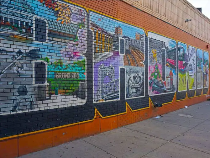 Tour de contrastes en Nueva York - Arte callejero en el Bronx 