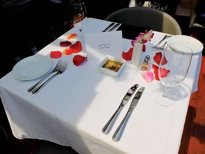 Bateaux crucero con almuerzo en Nueva York - Almuerzo romántico