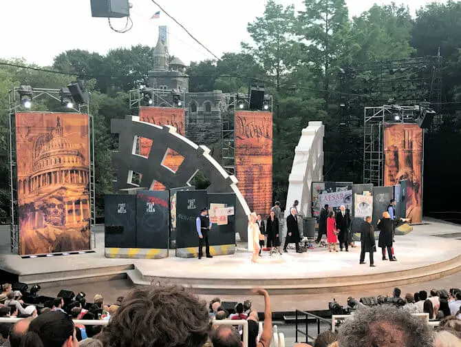 Shakespeare in the Park en Nueva York - Público