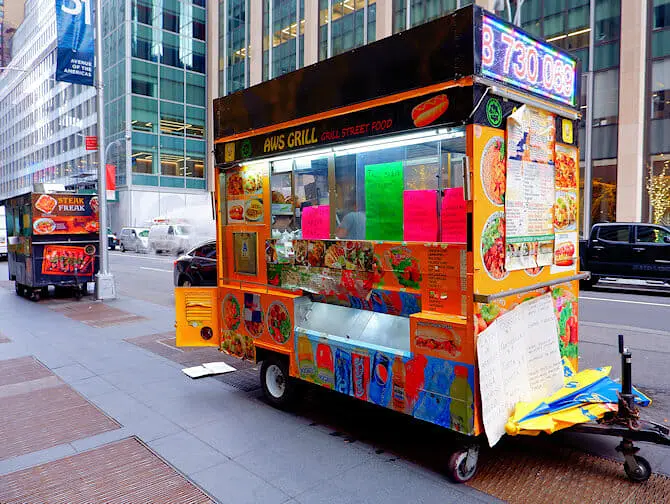 Comida callejera en Nueva York - Bapcha