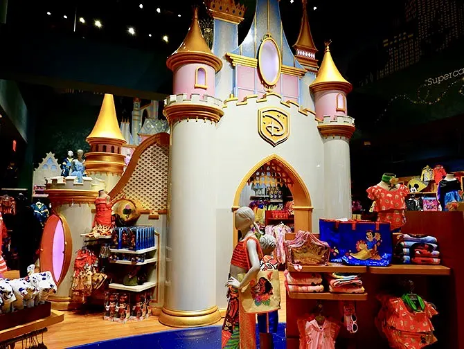 Disney Store en Times Square - Castillo de princesas
