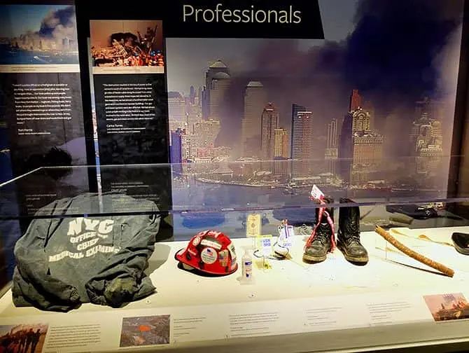 911 Tribute Museum en Nueva York - Artefactos