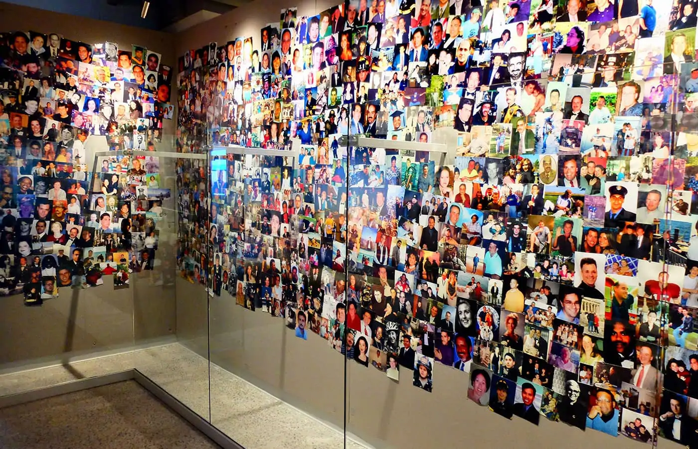 911 Tribute Museum en Nueva York - Muro