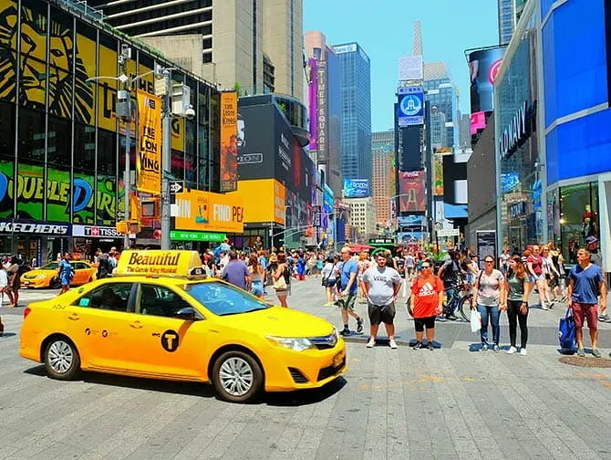 Tour de los superhéroes en Nueva York - Times Square