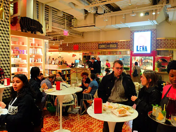 Mercado Little Spain en nueva York - Leña