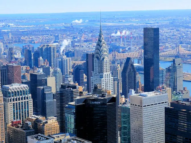 Chrysler Building en Nueva York - Vista del Chrysler Building