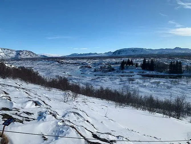 Escala en Islandia de camino a Nueva York Thingvellir