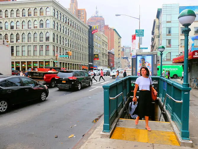 El metro en Nueva York - Canal Street