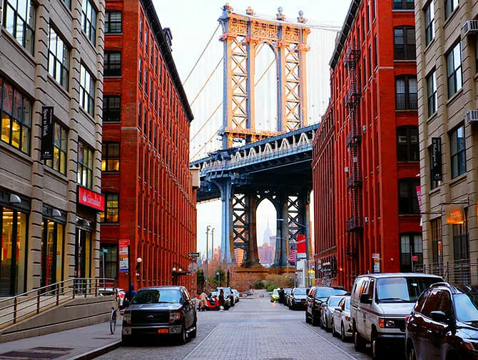 Manhattan Bridge en Nueva York - Empire State Building