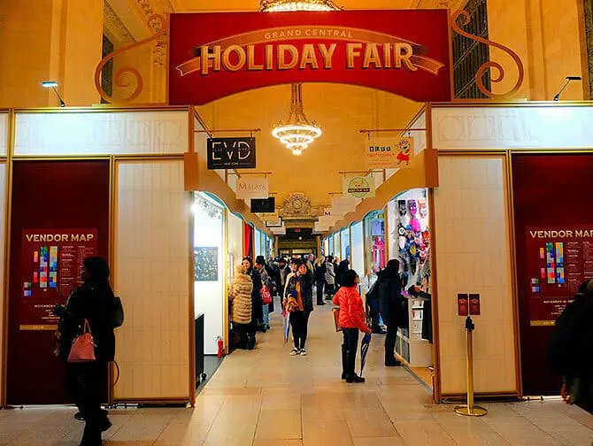 Mercados navideños en Nueva York - Grand Central