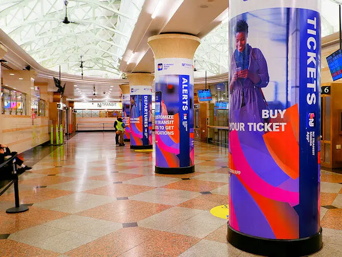 Penn Station en Nueva York - Tránsito