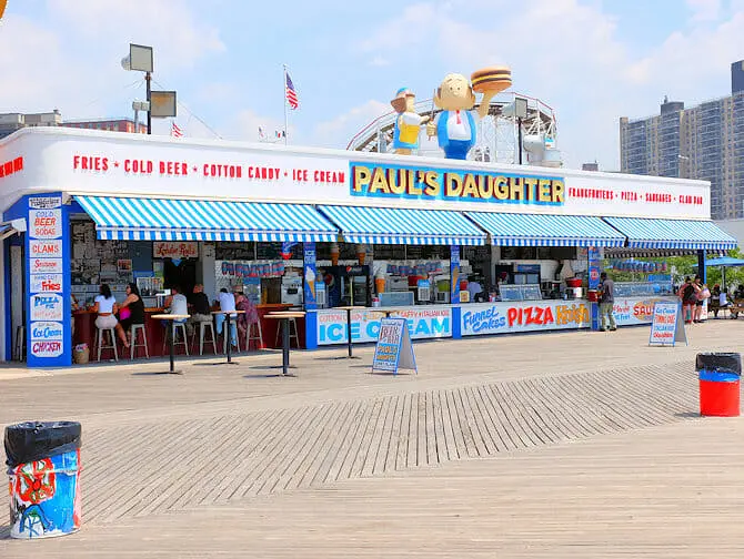 Denos Wonder Wheel Amusement Park in Coney Island Snack Bar