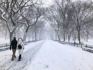 Nieve en Nueva York