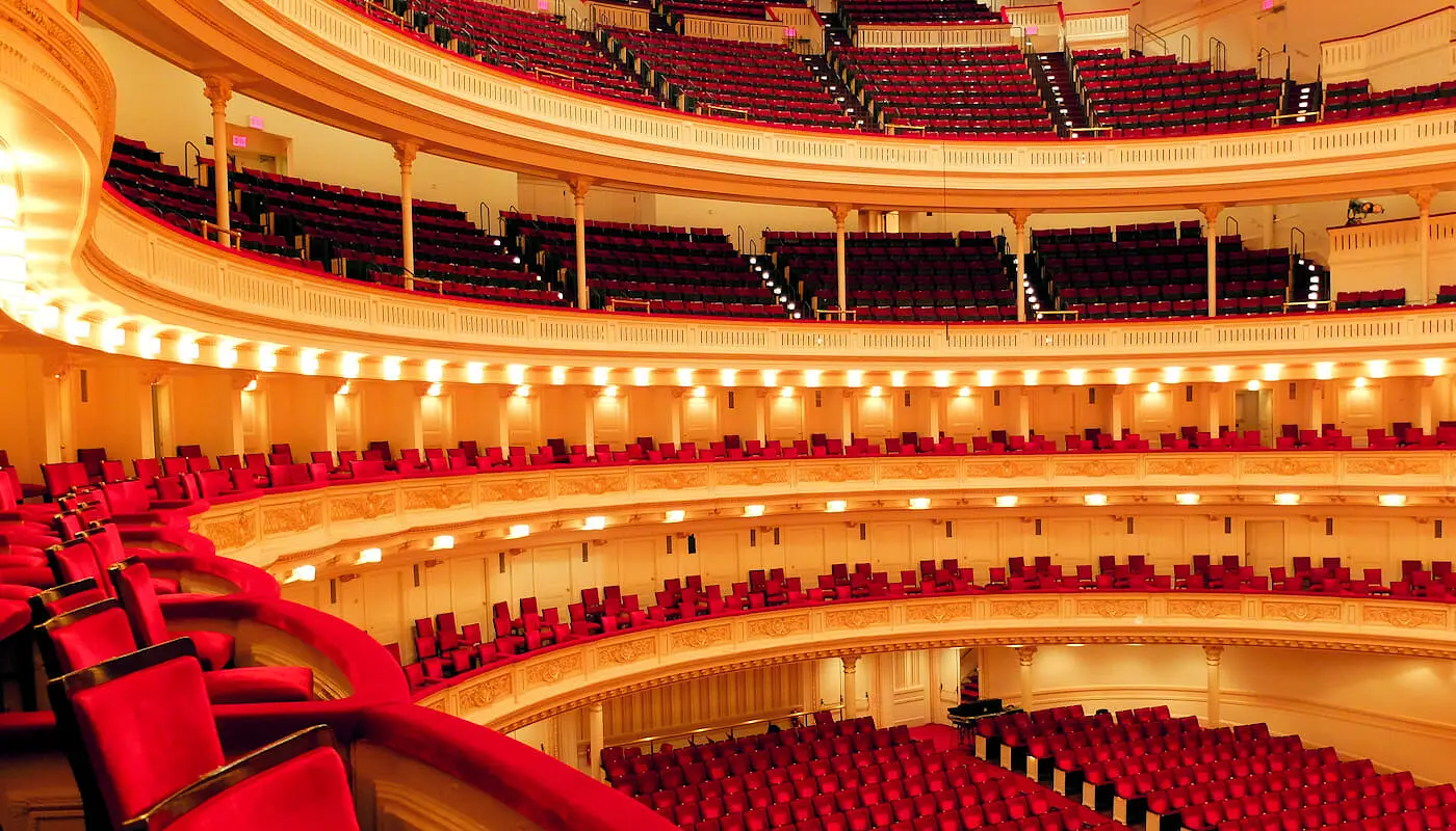 Carnegie Hall en Nueva York - Por dentro