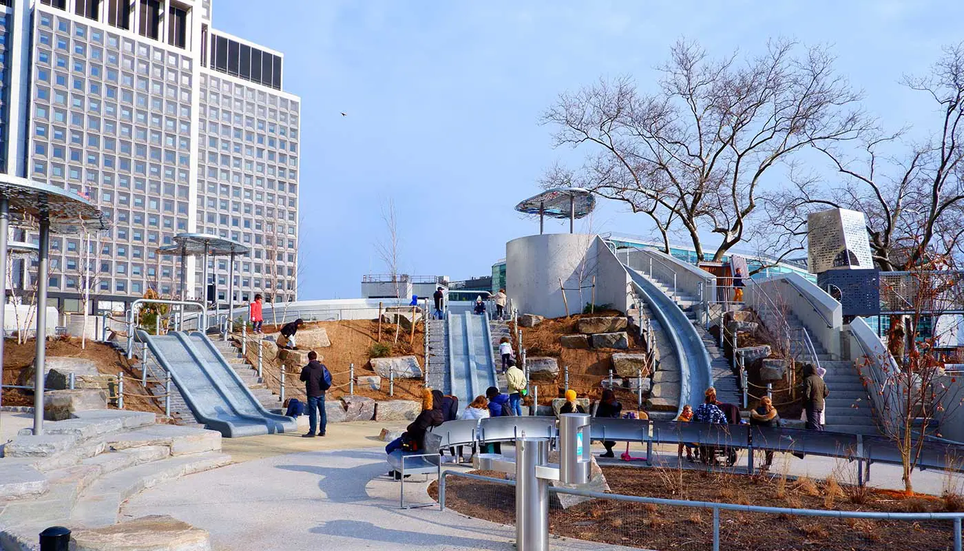 Parques infantiles en Nueva York - Battery Playscape