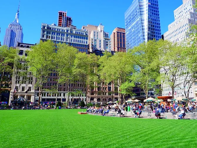 Bryant Park en Nueva York