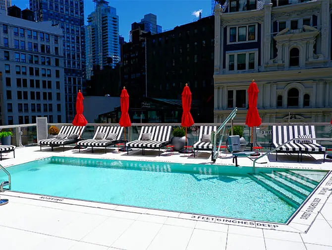 Hoteles con piscina en Nueva York