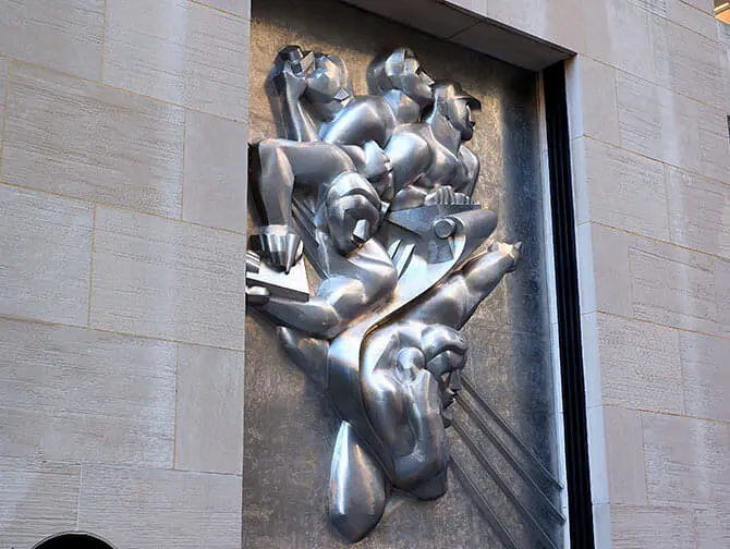 Tour por Rockefeller Center - Arte exterior