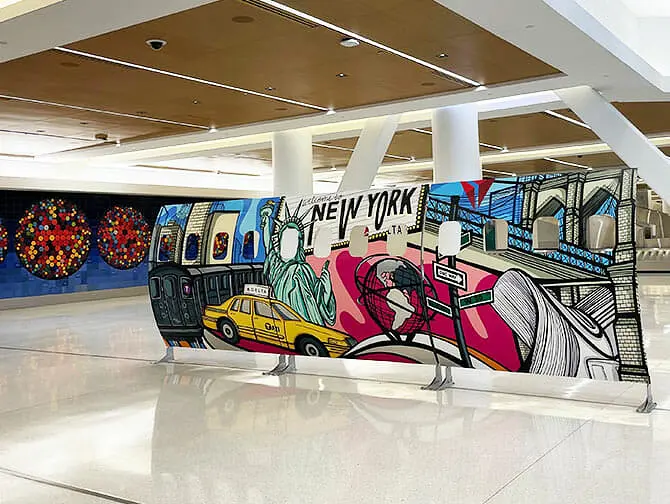 Aeropuerto de LaGuardia - Piezas de arte