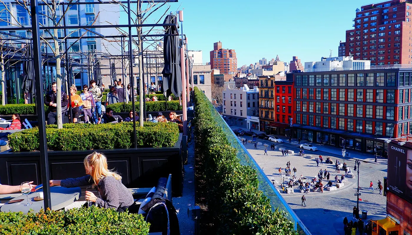Los mejores rooftops de Nueva York - RH Rooftop Restaurant