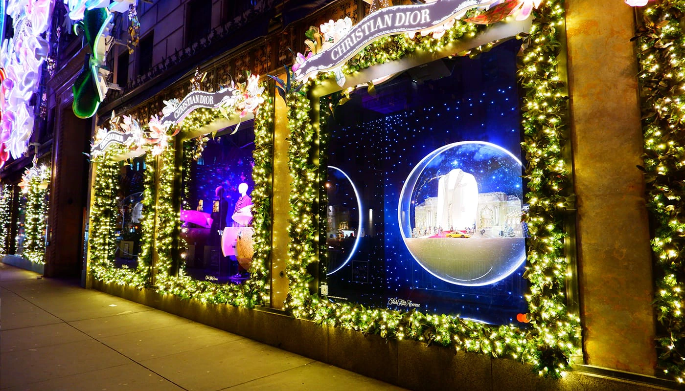 Las Navidades en Nueva York - Escaparates navide&ntilde;os