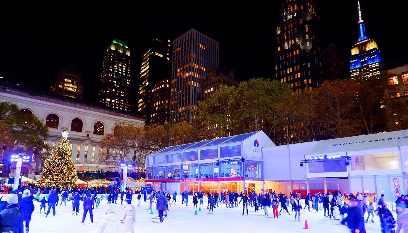 Nueva York en Navidad: Itinerario - Bryant Park Christmas Market