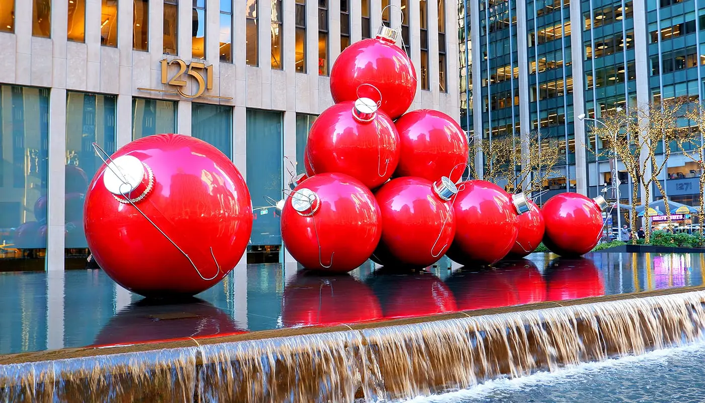 Nueva York en Navidad: Itinerario - Decoración en la Sixth Avenue