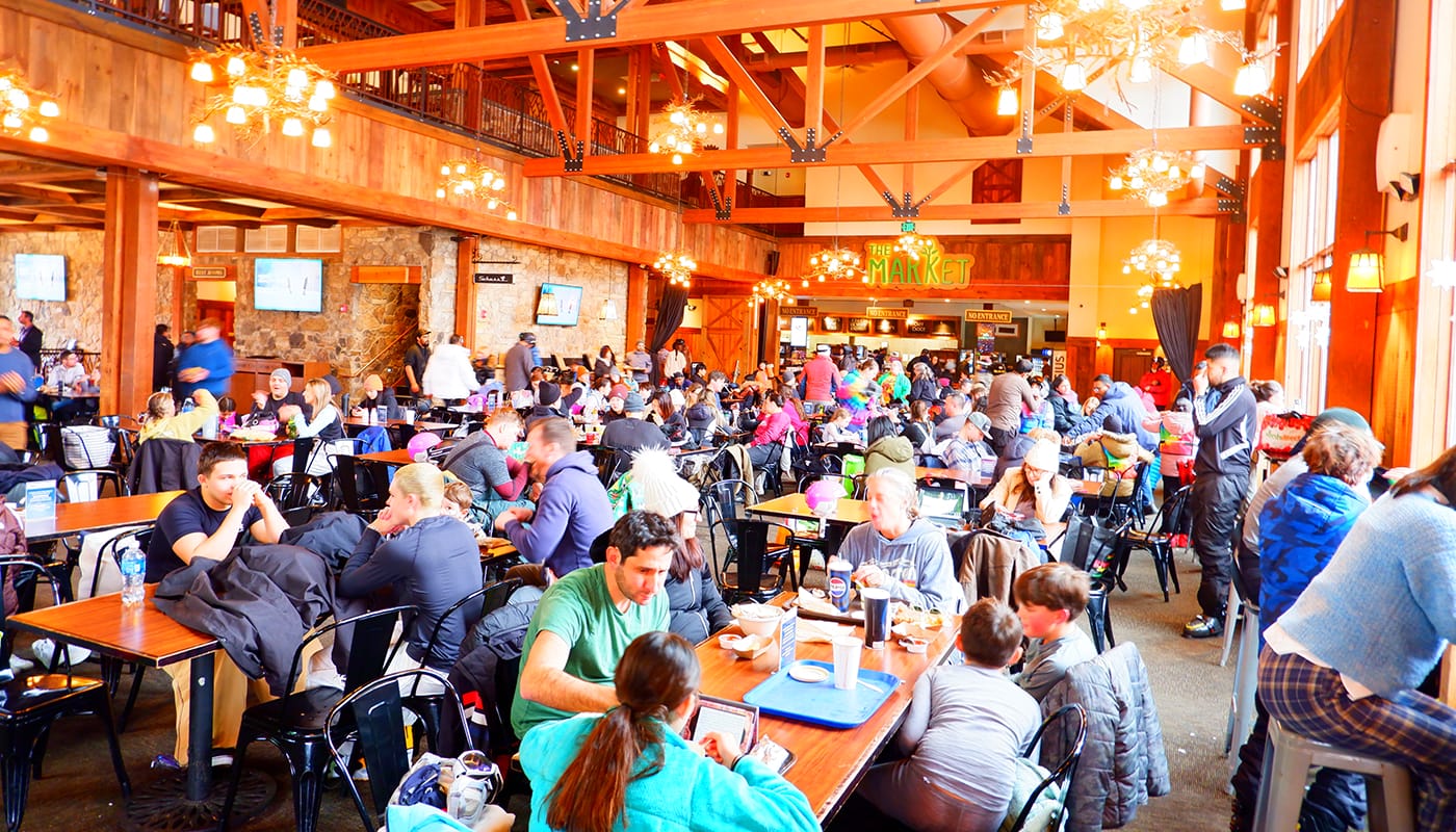 Esquiar o hacer snowboard en Nueva York - Cenar