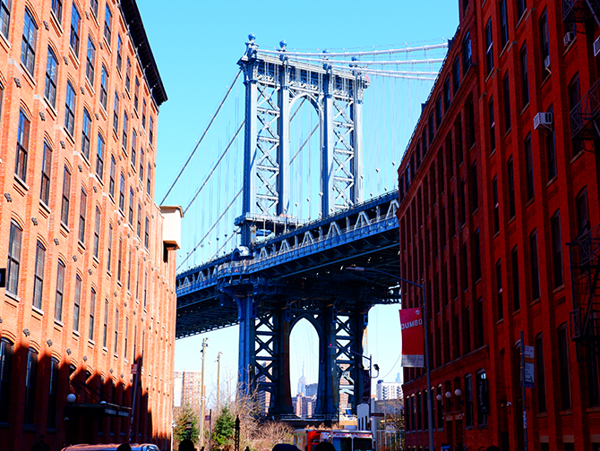 Brooklyn en Nueva York - Washington Street en DUMBO