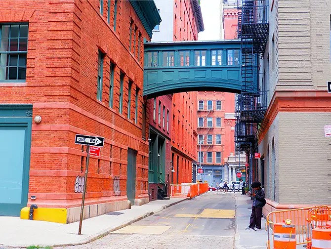 Rutas a pie en Nueva York - Ambiente TriBeCa 