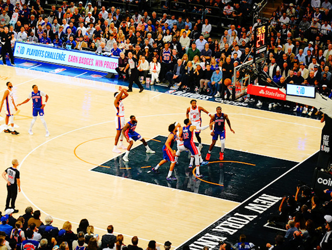 Tickets para los New York Knicks – Jugadores en la cancha
