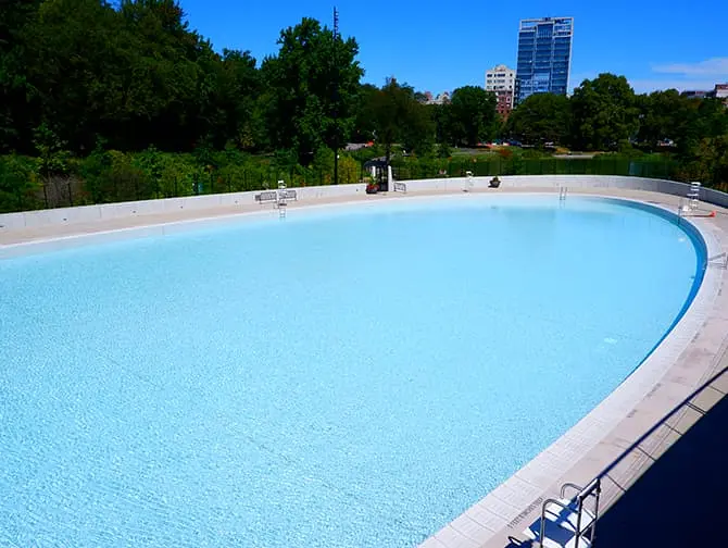 Nadar en Nueva York - Gottesman Pool en Central Park