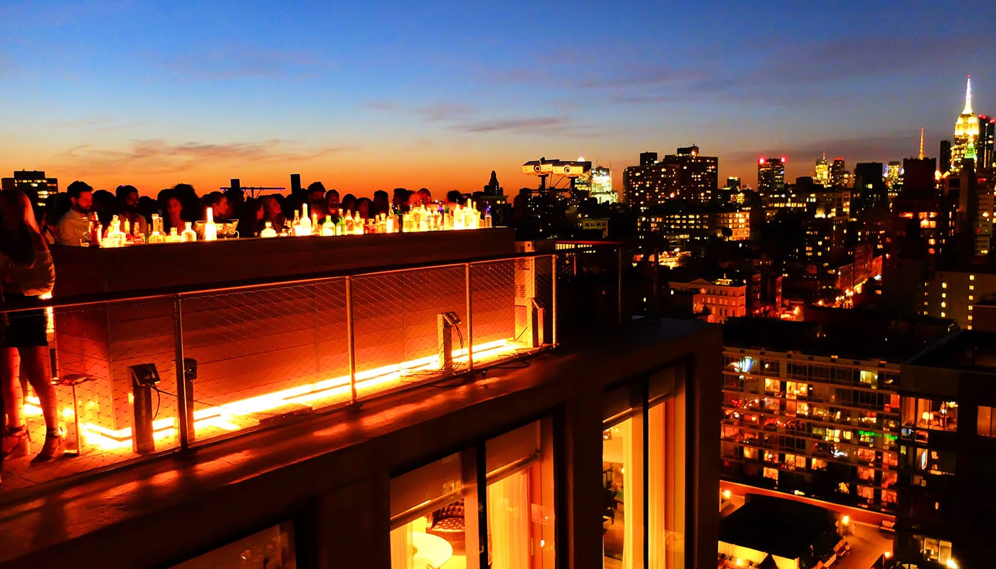 Mejores clubes nocturnos en Nueva York - The Roof PUBLIC Hotel