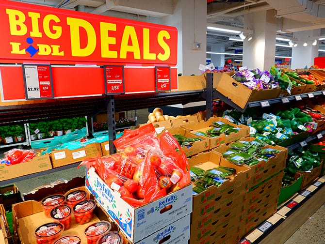 Supermercados en Nueva York - Supermercado Lidl europeo