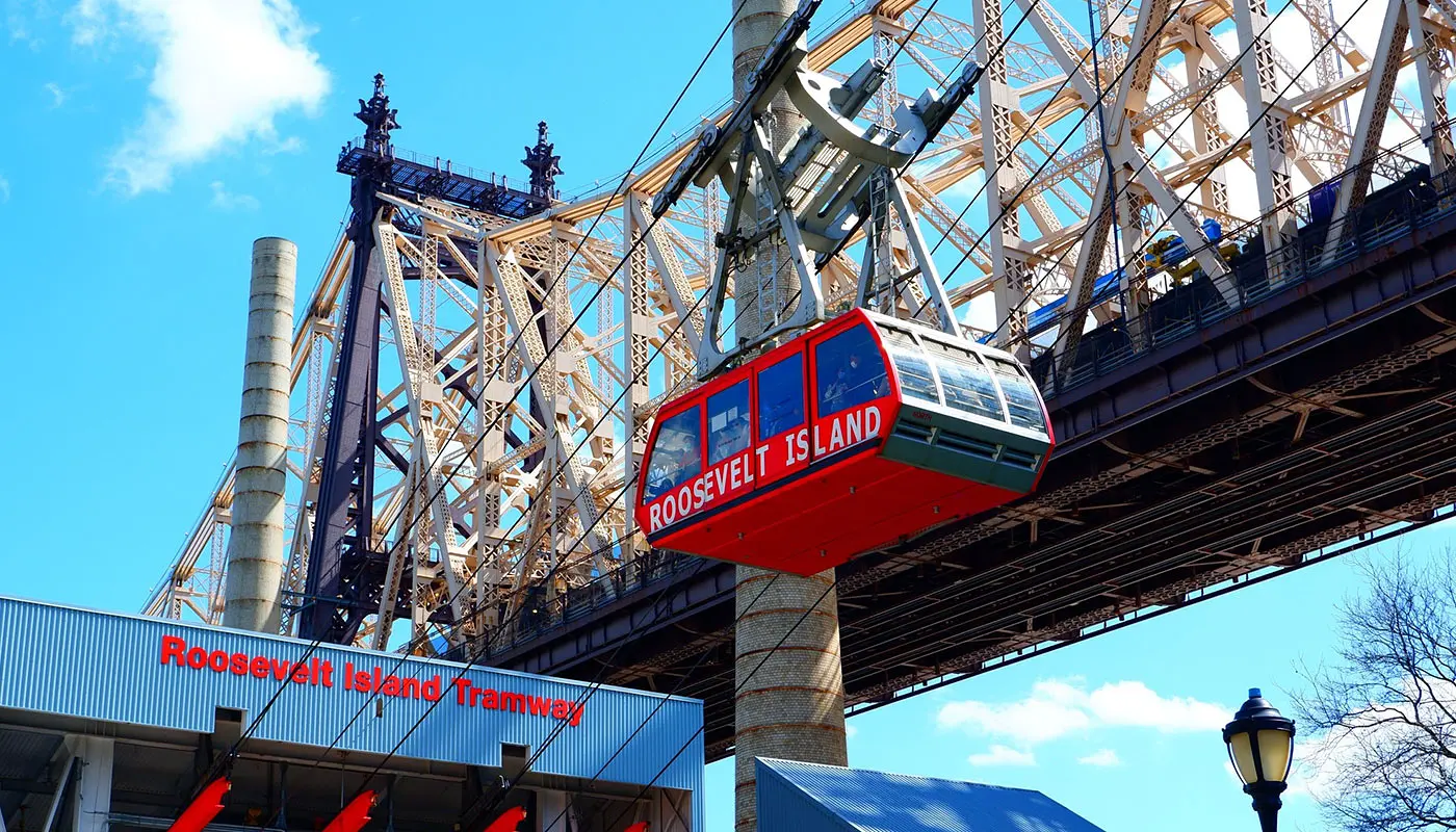 Itinerario de 6 días en Nueva York - Toma el Roosevelt Island Tram hacia Roosevelt Island